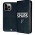 NBA San Antonio Spurs Standard - Black iPhone 15 Pro Max Folio Case